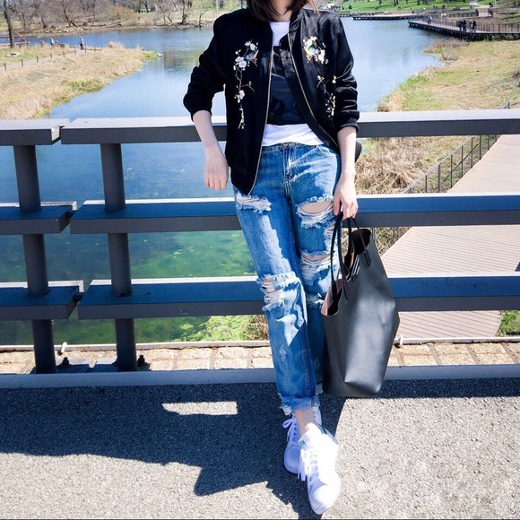 One Teaspoon Fresh Blue High Waist Awesome Baggies Distressed Jeans Denim